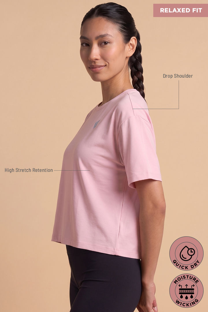 Zelocity Quick Dry Relaxed Top - Pale Lilac — image 7
